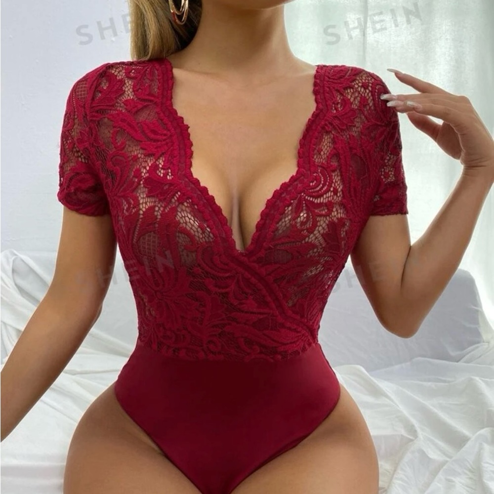 SHEIN Lace Bodysuit